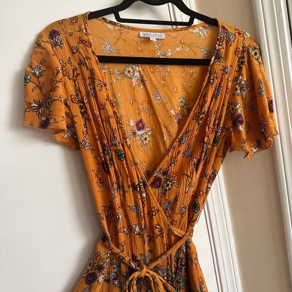 Floral Wrap dress